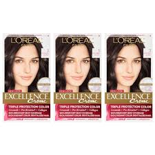 L Oreal Paris Excellence Creme Permanent Hair Color 3 Natural Black 3 Count Click Image For More Details This Is A Permanent Hair Color Loreal Hair Color