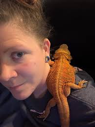 Taki is our spicy red girl! Just got her a basking rock. She spent time