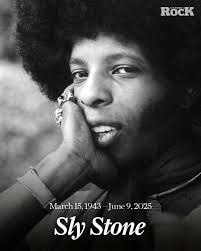 Pioneering psychedelic soul legend Sly Stone has died at the age of 82.  "After a prolonged battle with COPD and other underlying health issues, Sly  passed away peacefully, surrounded by his three