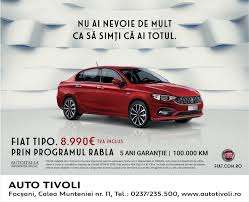 La casare ar putea fi primite doar masini care au inspectia tehnica periodica (itp) valabila. Nu Rata Oferta Imbatabila Fiat Tipo Auto Tivoli Focsani Vrancea
