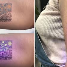 We love the art work. All You Need To Know About Black Light Tattoos According To Tattoo Artists Tattoo Ideas Artists And Models