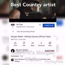 Artist On Tour 2 Ridgefield Wa Ticketmaster View All Upcoming Shows Tickets Morgan Wallen Whiskey Glasses Official Video Views Years Ago 371k Share Download Save Morgan Wellen Comments 7 6k Never Too Big On The Heart Really Waw Acalie