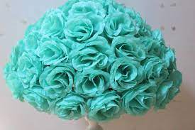 5 out of 5 stars. Spr 29cm 10 Pcs Lot Rose Kissing Ball Artificial Silk Flower Wedding Decoration Tiffany Blue Color Flower Wedding Decoration Silk Flowers Weddingflower Wedding Aliexpress