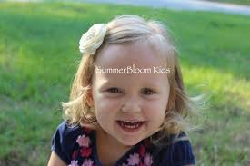 Ivory Hair Clips, Baby Hair Clips, Cream Hair Bow, Ivory Flower Hairbow,  Ivory Wedding Hairpiece, Girls Hair Accessory, Ivory Satin Flower