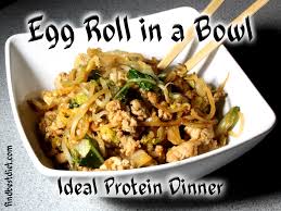 ideal protein egg roll in a bowl recipe