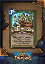 Satyr overseer (a basic card) will give you a small minion each time . Every New Hearthstone Descent Of Dragons Card Gamespot