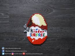 Oeuf Kinder Surprise Perles Hama Kinder Surprise Egg Perler Beads Perles Hama Kawaii Hama Beads Disney Billes De Fer