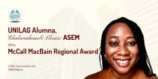 UNILAG Alumna Wins McCall MacBain Regional Award