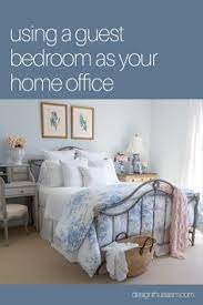 Contemporary guest bedroom offers a metal canopy bed accompanied by a modern red chair, wooden nightstand and a gold side table that adds a hint of class in the room. 470 Guest Room Inspiration Ideas In 2021 Guest Bedroom Bedroom Design Bedroom Decor