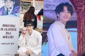 Bts S Jungkook Sent A Coffee Truck To The Set Of Astro Member Cha Eun Woo S Drama Rookie Historian Goo Hae Ryung Cha Eun Woo Jungkook Writing Romance Novels