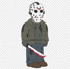 Pamela voorhees proves there is nothing worse than a mother scorned. Jason Voorhees Family Guy The Quest For Stuff Michael Myers Cleveland Brown Brian Griffin Mask Mammal Head Png Pngegg
