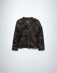 Quilted Synthetic Leather Jacket Jackets Girl 2 14 Years Kids Zara Canada Leather Jacket Girl Girlie Outfits Zara Leather Jacket