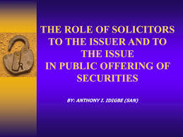 Relevant cases such as rhina bhar v malaysian bar 1994 1 mj 24. The Role Of Solicitors To The Issuer And To The Issue