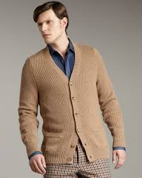 Browse our men's cardigan sweaters; Mens Camel Cardigan Sweater Outdoor Jacket