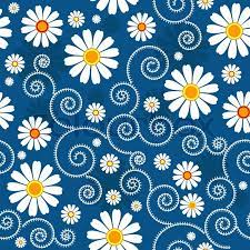 #floral #floral pattern #dark floral #floral print #floral on black #fave. Dark Blue Floral Pattern With White Stock Vector Colourbox