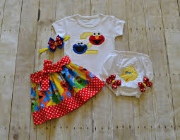 Explore more like sesame street 1st birthday outfit. Girls Sesame Inspired Birthday Outfit Girls Elmo By Kateandlulus 55 00 1st Birthday Outfit Girl Sesame Street Birthday Sesame Street Birthday Party