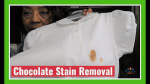 Get chocolate out of clothing. How To Remove Chocolate Stains From Clothes Best Way To Get Chocolate Out Of A Shirt Youtube