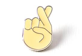 Are you hoping and wishing that something will work out in your favor? Fingers Crossed Emoji Pin Pins By Ferris