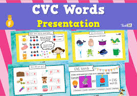 The next printable is for cvc o words. Cvc Words Presentation Teacher Resources And Classroom Games Teach This