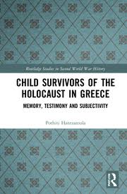 Ph.d., and author of the 2003 book sara's. Child Survivors Of The Holocaust In Greece Memory Testimony And Subj