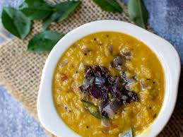 This Parippu Which Means Dal In Malayalam Recipe Is From Kerala And Is Flavored With Coconut Milk Which H Indian Side Dishes Vegan Dishes Easy Lentil Dishes