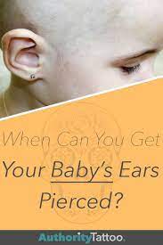 Pin On Baby Ear Piercing