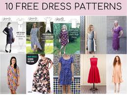 Free downloadable sewing patterns for women. 10 Free Dress Patterns Madamsew
