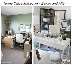 Home Office Makeover Before And After Cheap Office Furniture Trendy Office Furniture Home Office Decor