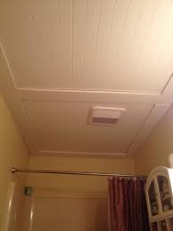 Our Beadboard Bathroom Ceiling Remodel Pinterest Beadboard Bathroom Bathroom Ceiling Rustic Bathroom Shelves