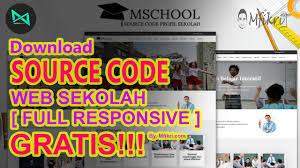 Cara membuat website toko online dengan html dan css. Download Source Code Web Sekolah Keren Full Responsive Gratiss By Mfikri Ngodingpintar Youtube