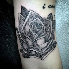 111 Rose Tattoo Symbolisms And Design Inspirations Money Rose Money Tattoo Money Rose Tattoo