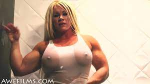 Female Bodybuilder Big Tits Pump Aleesha Young