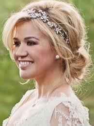Medium hairstyles for girls are the most recent hairstyle trend. Loose Updo With A Fancy Headband Wedding Hairstyles For Medium Hair Askhairstyles