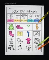 Free first grade spelling word list curriculum with 36 weeks of printable worksheets, a master word list, and dictation sentences for testing. Digraph Activities Playdough To Plato