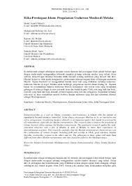 Mari kita bincangkan etika niaga menurut pandangan islam. Etika Perniagaan Islam Pengalaman Usahawan Muslim Di Melaka Deddy Prasetiyo Academia Edu