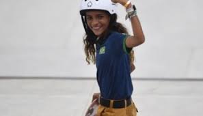 Rayssa leal tem 11 anos e já é uma promessa do skate foto: Dyedof5bqrn5bm