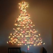 11 Last Minute Diy Christmas Trees Wall Christmas Tree Diy Christmas Tree Best Christmas Lights