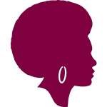 Download African American Woman Silhouette Free Svg PSD Mockup Templates