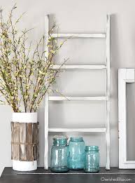 To make an old wooden ladder. Diy Mini Wooden Ladder Tutorial Cherished Bliss