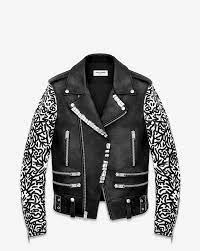 Saint Laurent Signature Sumi Ink Club Motorcycle Jacket In Black Leather Leather Jacket Men Jackets Men Fashion Leather Jacket