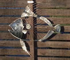 Fish Sculpture Arte Em Metal Arte De Sucata Arte Ferro
