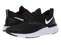 Black And White Nike Running Shoes Womens Nike Odyssey React Flyknit 2 Women S Running Shoes Black White Nike Black Running Shoes Womens Running Shoes