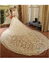 Lacework Appliques Detachable Cathedral Length Train 3 Meters Length For Wedding Dress Lace Wedding Dress Vintage Wedding Dresses Online Wedding Dress Shopping