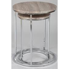 Achetez en toute confiance et sécurité sur ebay! Lot De 2 Petites Tables En Acier Chrome Avec Plateau En Mdf H L L 500 X 400 X 400 410 X 300 X 300 Mm Achat Vente Table Gigogne Lot