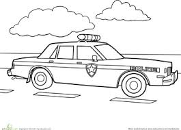 Police Car Worksheet Education Com Police Cars Printables Free Kids Cars Coloring Pages