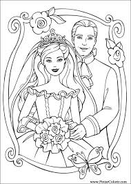 Enregistrez les dessins à colorier sur votre ordinateur et imprimez que ceux désirés. Dessins De Peindre Et Couleur Barbie Princesse Imprimer Conception 024