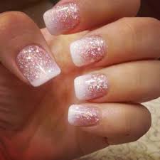 Black And White Ombre Nails With Glitter 22 Glamorous And Sequin Nail Art Ombre Nails Glitter Fancy Nails Glitter French Manicure