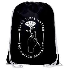 Ahoy Kollektiv Black Lives Matter Solidarity Sale X Black Visions Collective Canvas Cinch Backpack