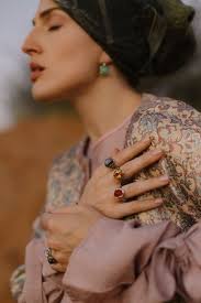 Juliet Ring With Opaque Ruby — Elena Okutova