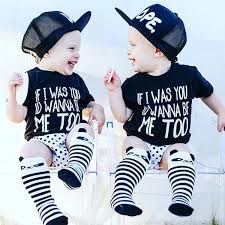 Twin Outfit Boys Girls Cool Kids Clothes Kids Graphic Tee Cool Short  Sleeves Casual Pure Color Street Style Tops 0-10 Y For Gift | Wish